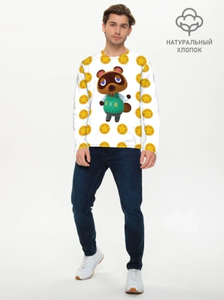 Мужской лонгслив базовый / Animal crossing - Nook