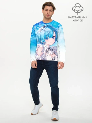 Мужской лонгслив базовый / Рем