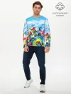 Мужской лонгслив базовый / Палитра сноуборд