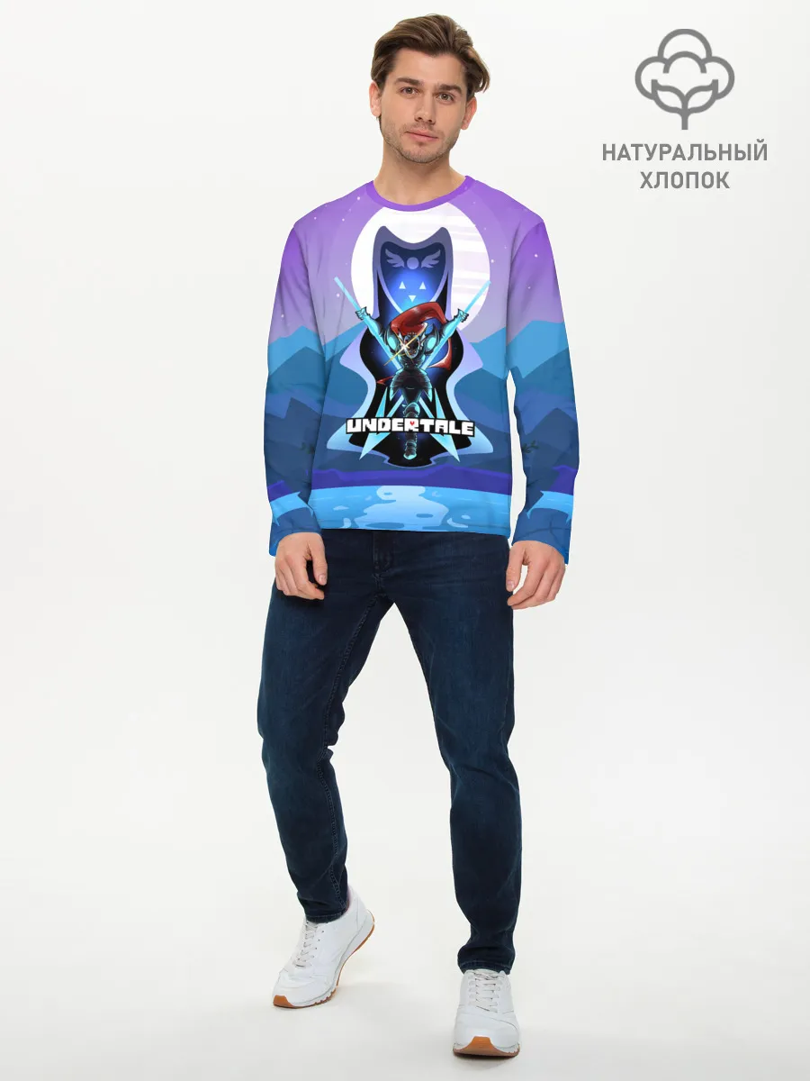 Мужской лонгслив базовый / Undertale