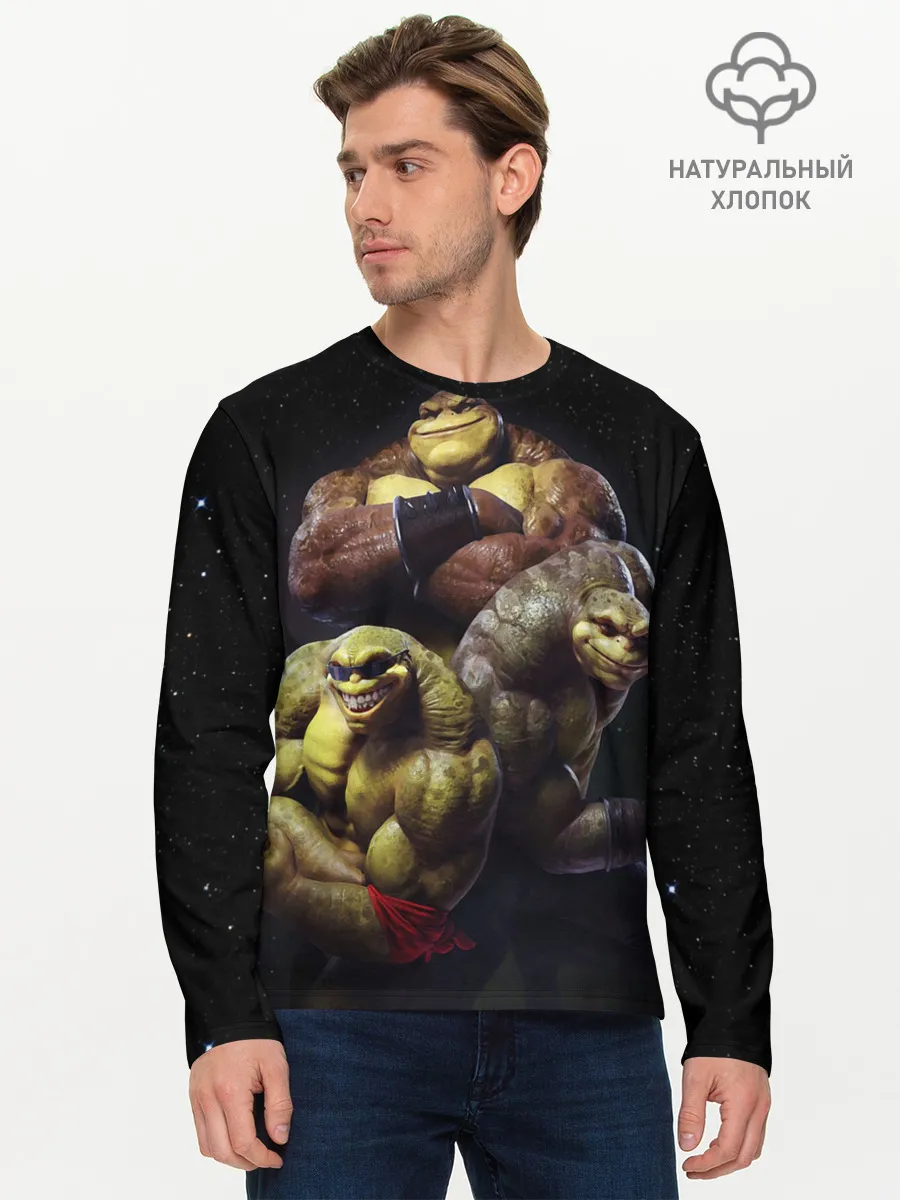 Мужской лонгслив базовый / Battletoads