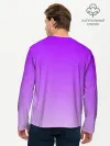 Мужской лонгслив базовый / Фиолетовый космос