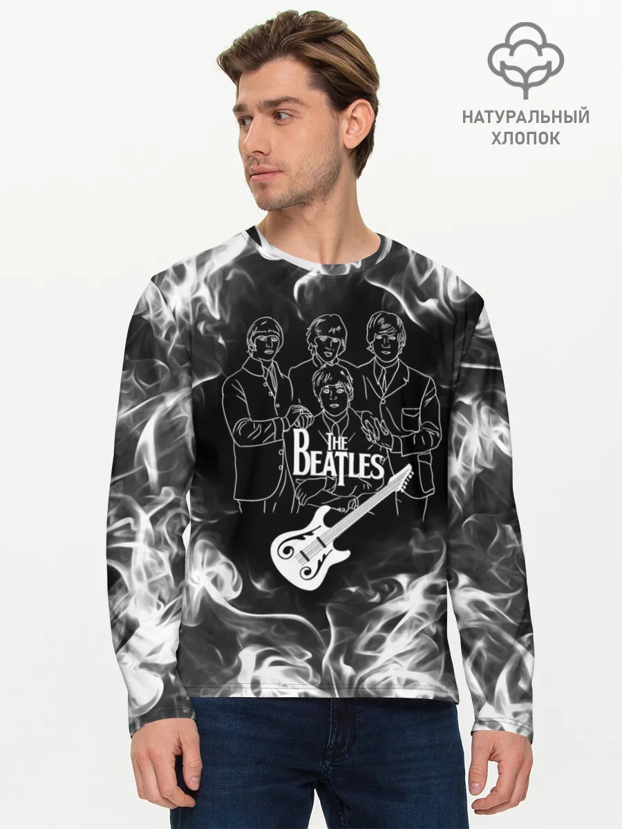 Мужской лонгслив базовый / The Beatles