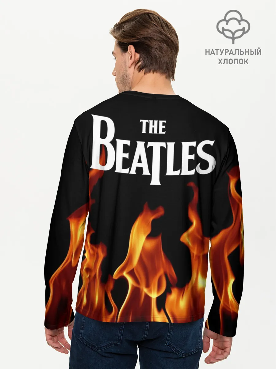 Мужской лонгслив базовый / The Beatles