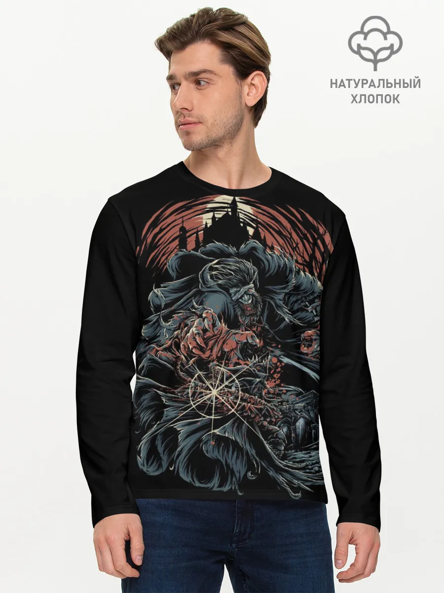 Мужской лонгслив базовый / Bloodborne