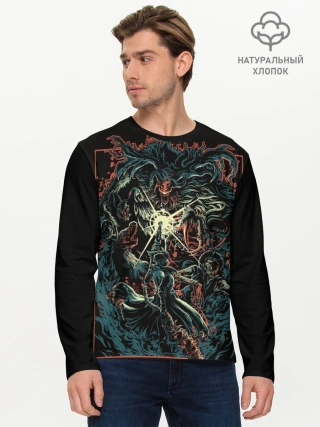 Мужской лонгслив базовый / Bloodborne