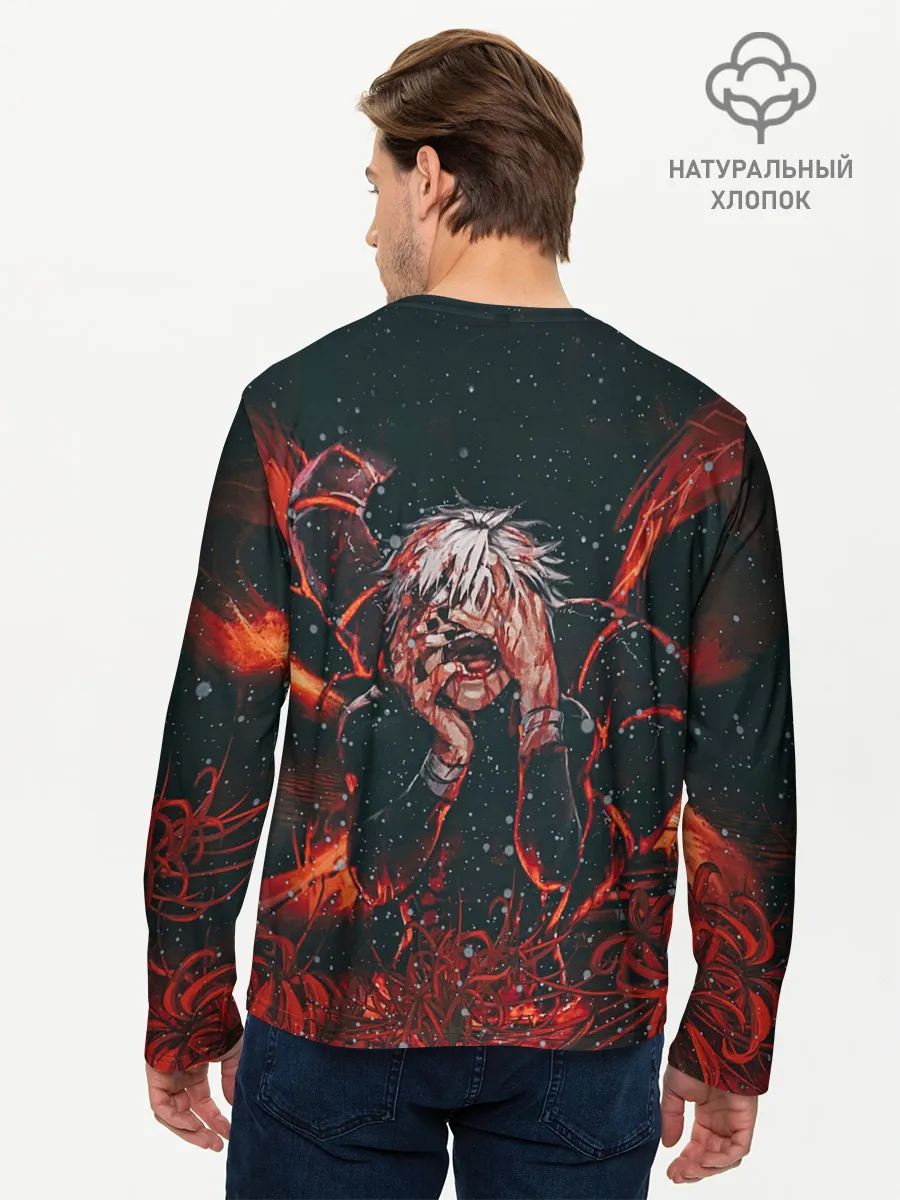 Мужской лонгслив базовый / Канеки Кен Токийский Гуль