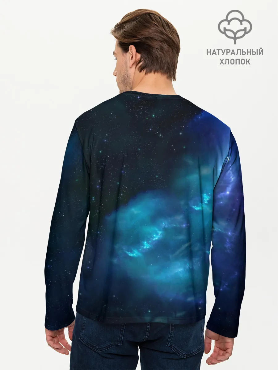 Мужской лонгслив базовый / Волчара Юморит