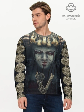 Мужской лонгслив базовый / Викинги - Ивар