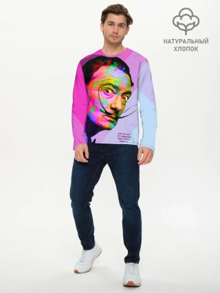 Мужской лонгслив базовый / Сальвадор Дали
