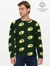 Мужской лонгслив базовый / Авокадо