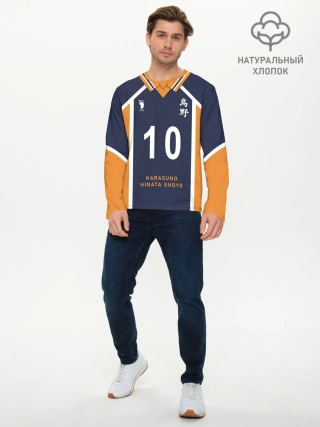 Мужской лонгслив базовый / ВОЛЕЙБОЛ!! | HAIKYUU!!