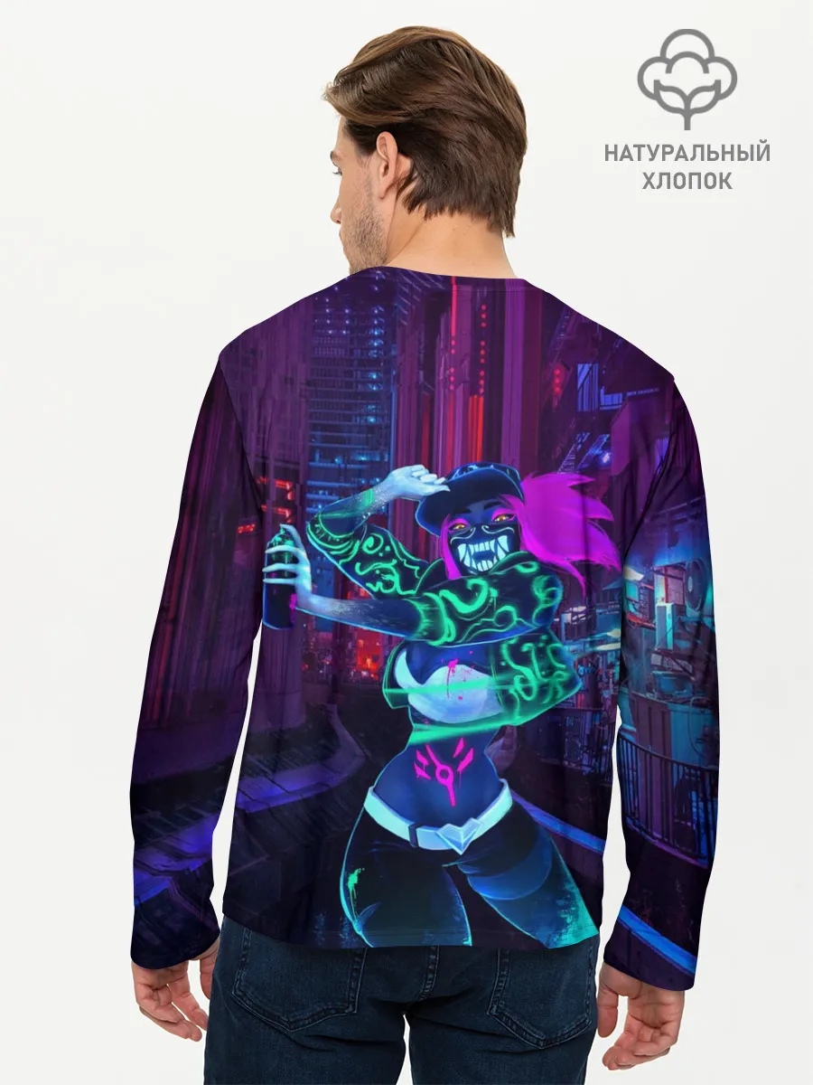Мужской лонгслив базовый / KDA Akali