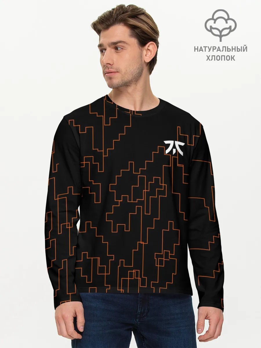 Мужской лонгслив базовый / cs:go - Fnatic 2021