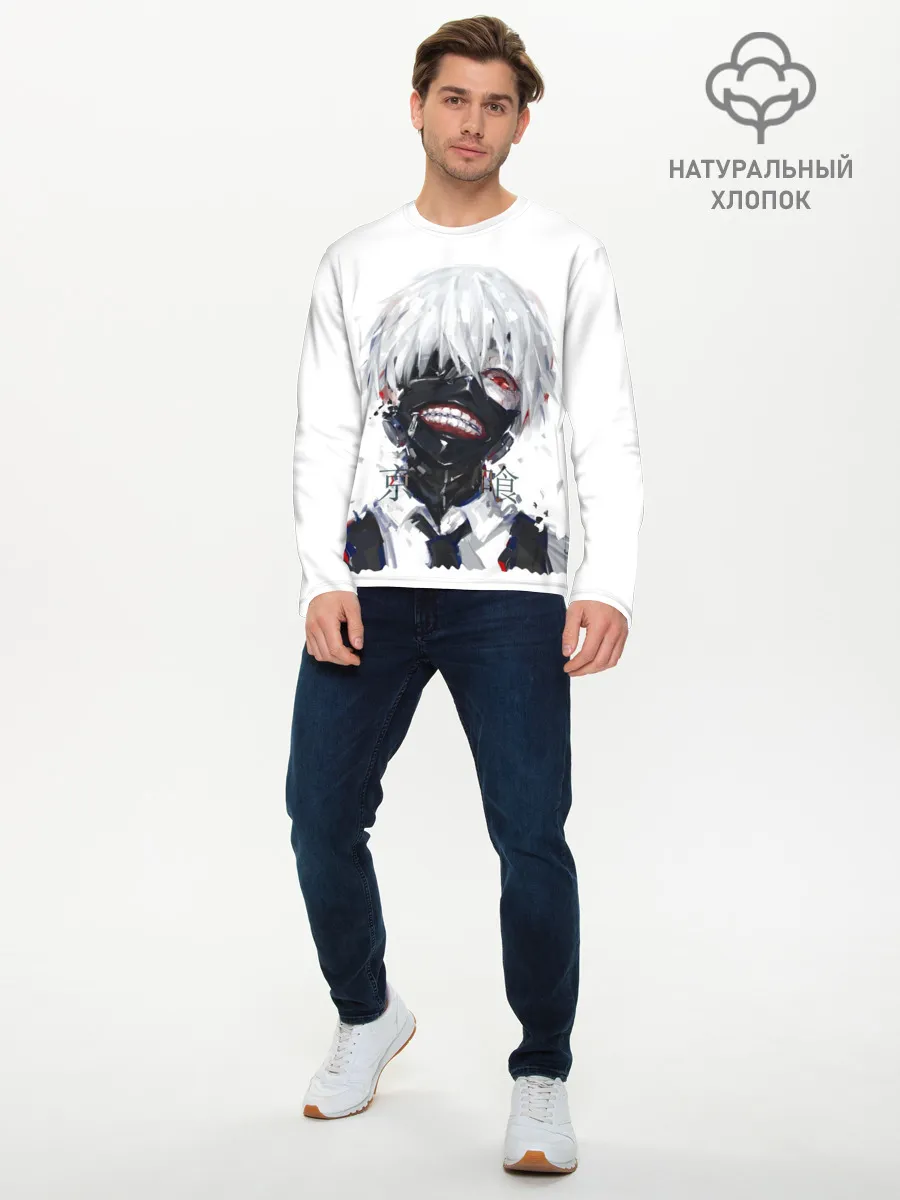 Мужской лонгслив базовый / Гуль Токийский