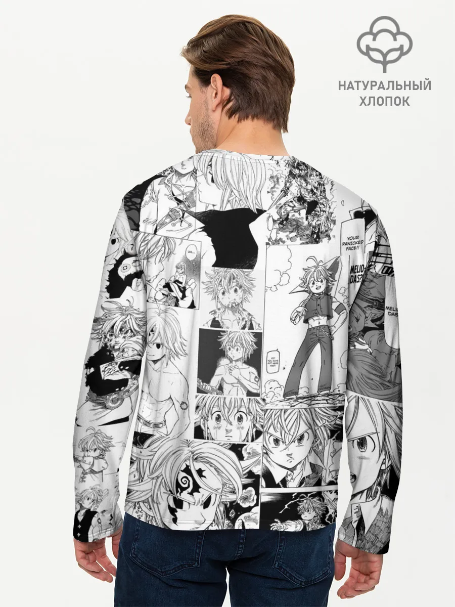 Мужской лонгслив базовый / Мелиодас