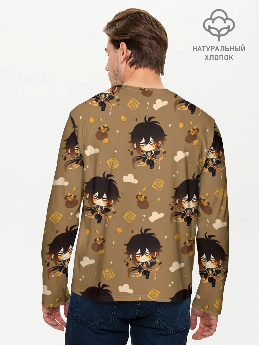 Мужской лонгслив базовый / Чиби Чжун Ли