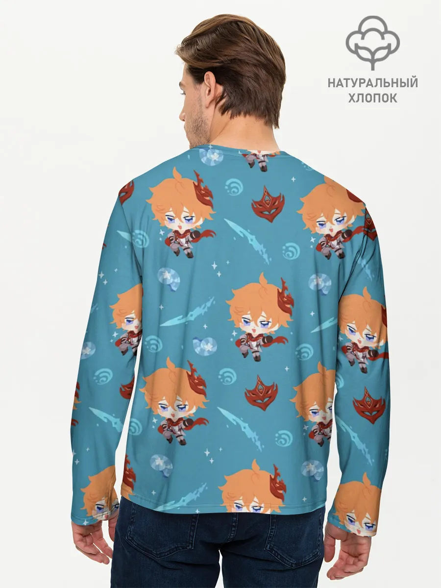 Мужской лонгслив базовый / Чиби Чайльд