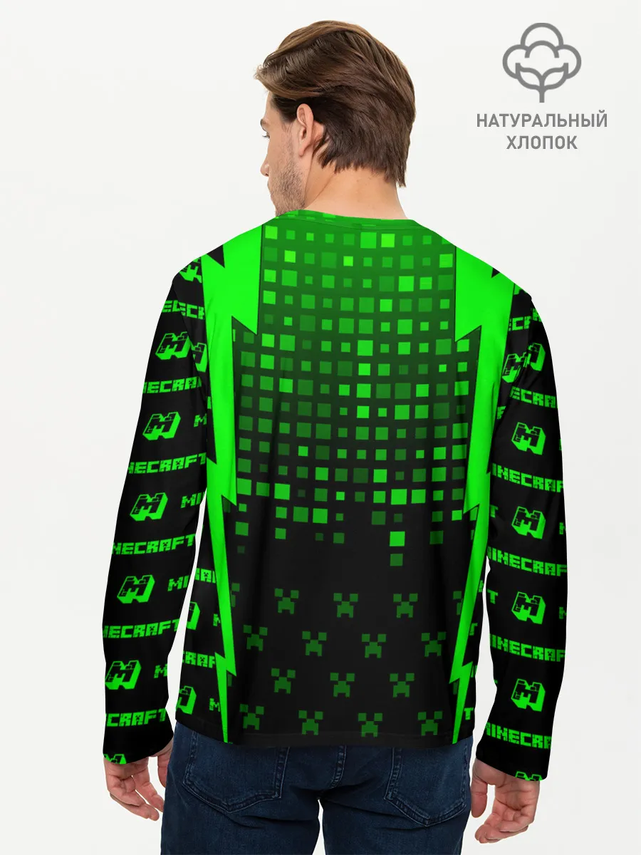 Мужской лонгслив базовый / Minecraft