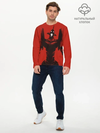 Мужской лонгслив базовый / Евангилион