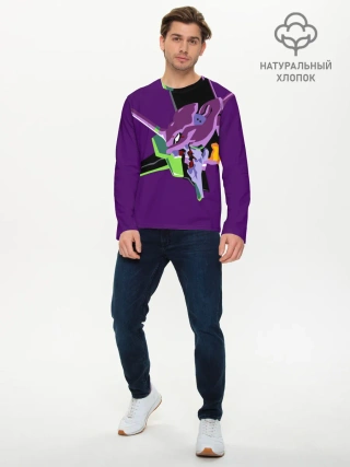 Мужской лонгслив базовый / Евангилион