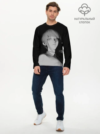 Мужской лонгслив базовый / Makima Chainsaw Man 3D модель