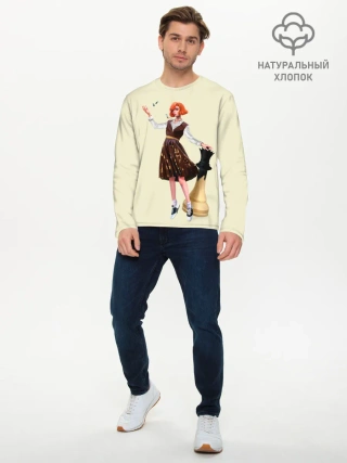 Мужской лонгслив базовый / Ход Королевы