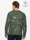 Мужской лонгслив базовый / военные атрибуты