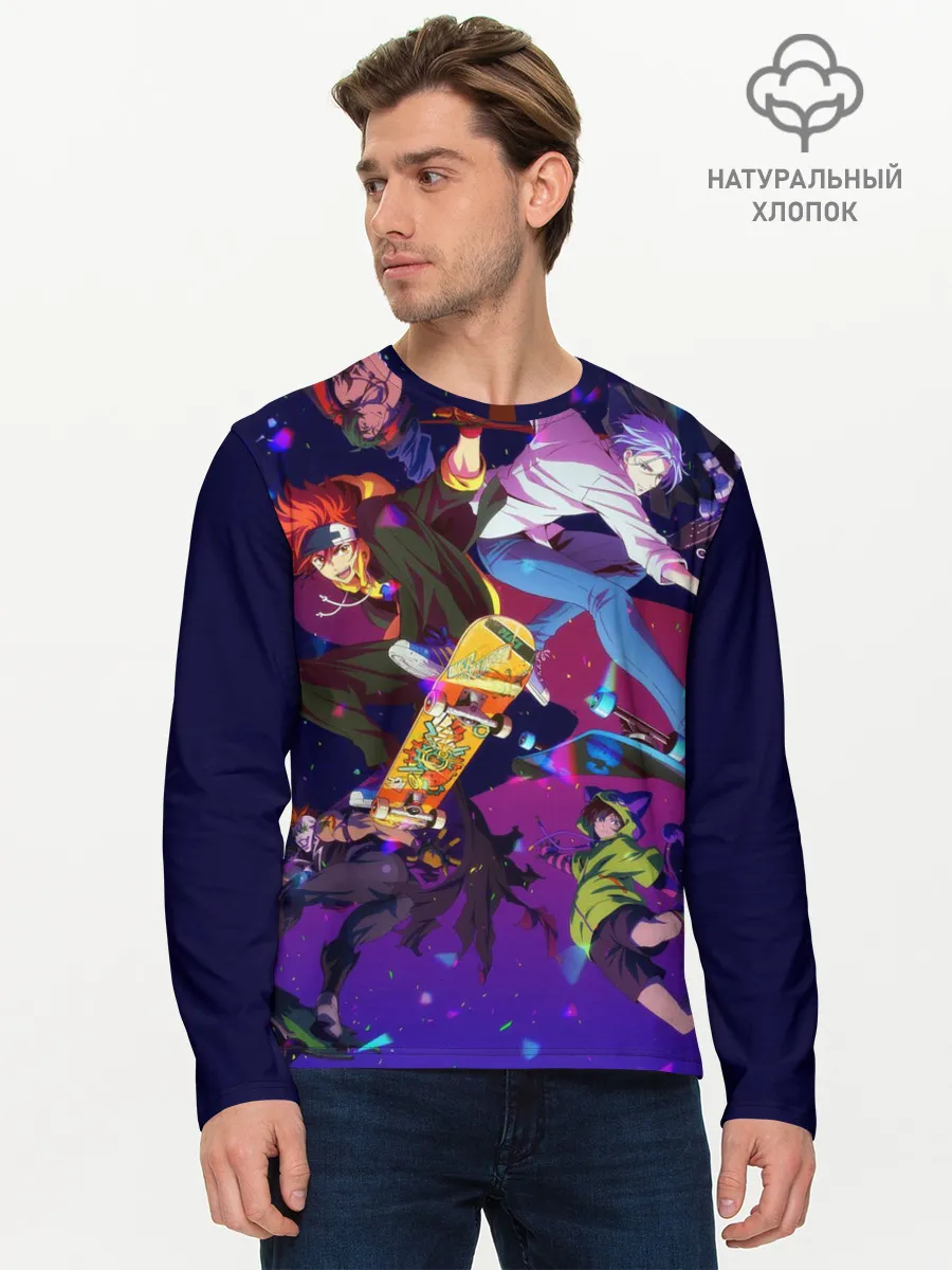 Мужской лонгслив базовый / SK8 the Infinity