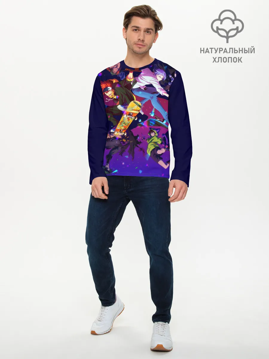 Мужской лонгслив базовый / SK8 the Infinity