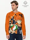Мужской лонгслив базовый / Волебольная команда из аниме HAIKYUU!!