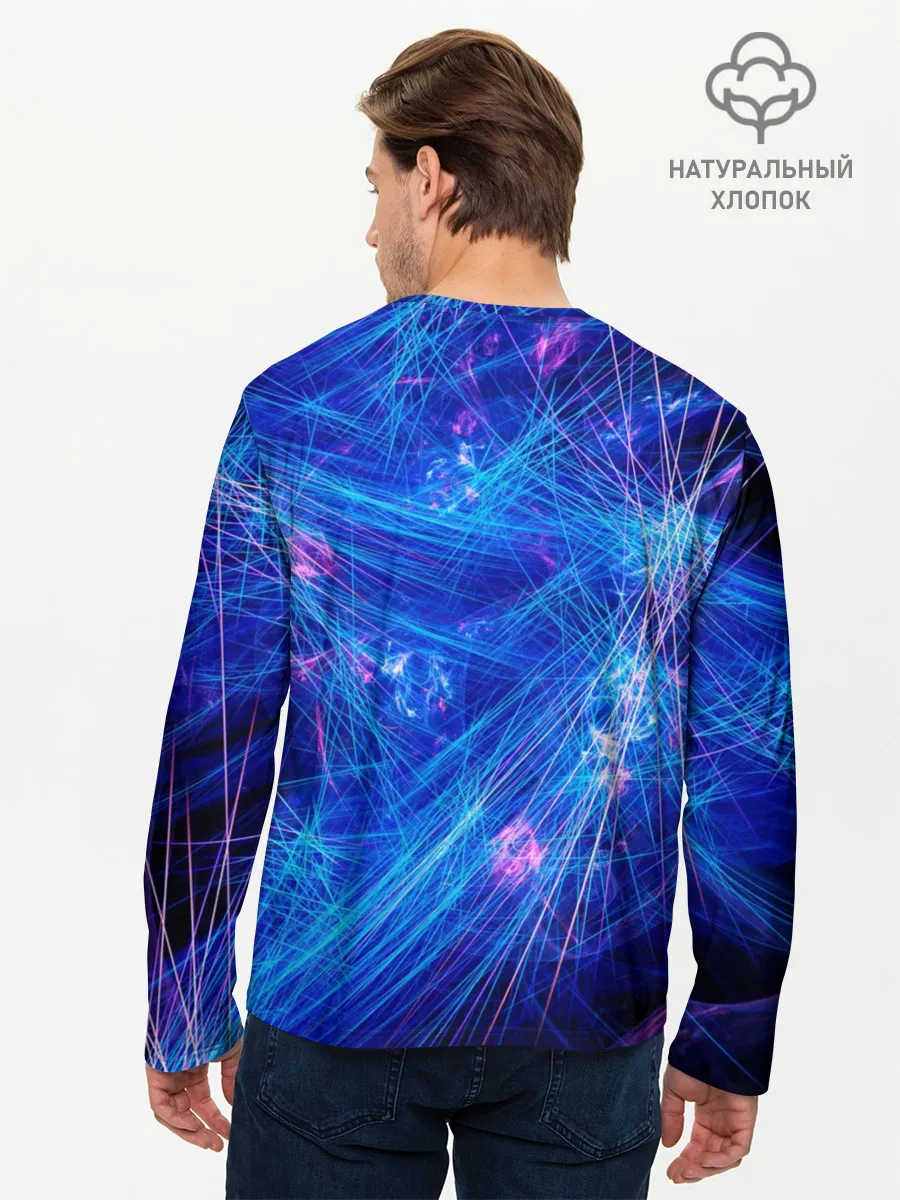 Мужской лонгслив базовый / Danganronpa neon