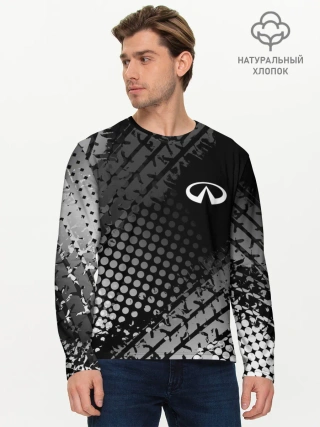 Мужской лонгслив базовый / Infiniti