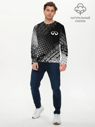 Мужской лонгслив базовый / Infiniti