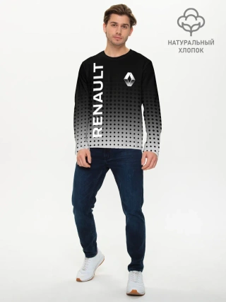 Мужской лонгслив базовый / Renault