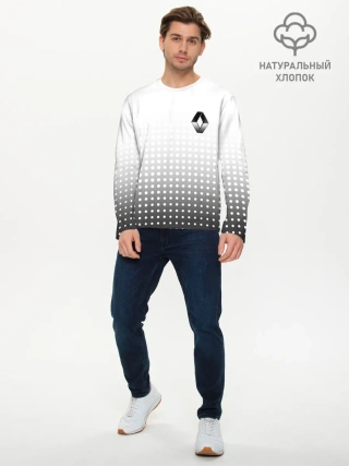 Мужской лонгслив базовый / Renault
