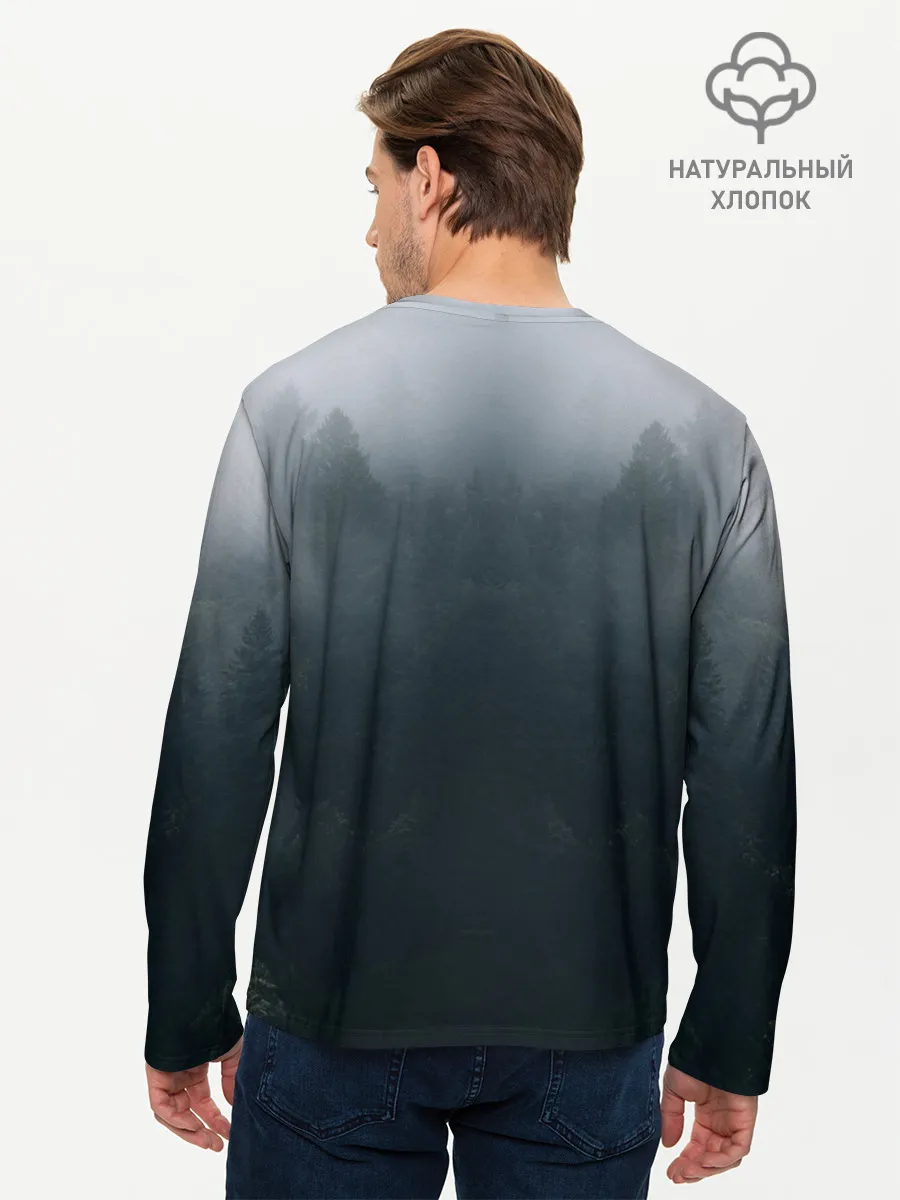 Мужской лонгслив базовый / руны