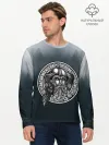 Мужской лонгслив базовый / руны