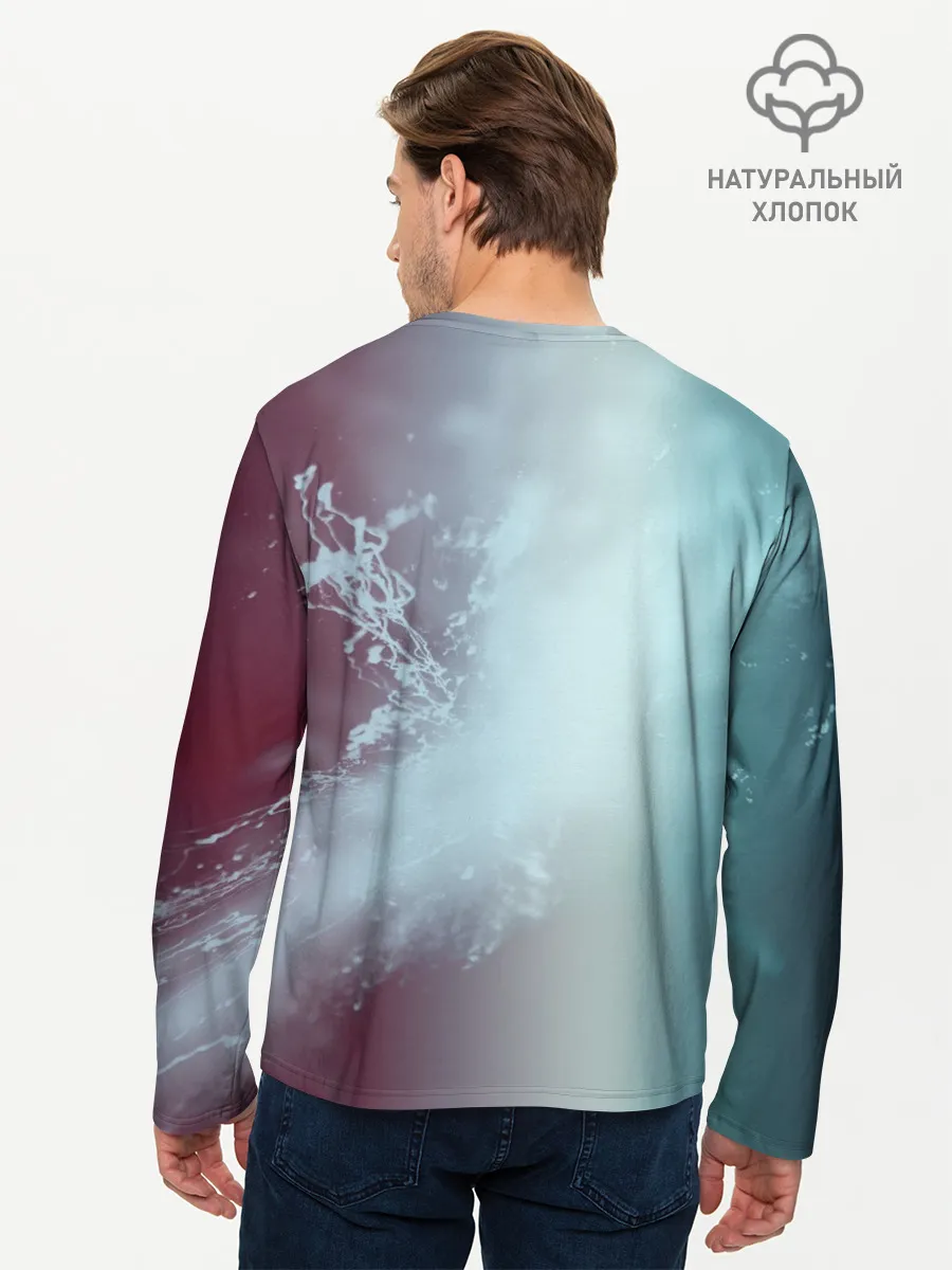 Мужской лонгслив базовый / Cyberpunk 2077 | Джонни и Порш