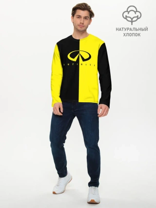 Мужской лонгслив базовый / INFINITI logo