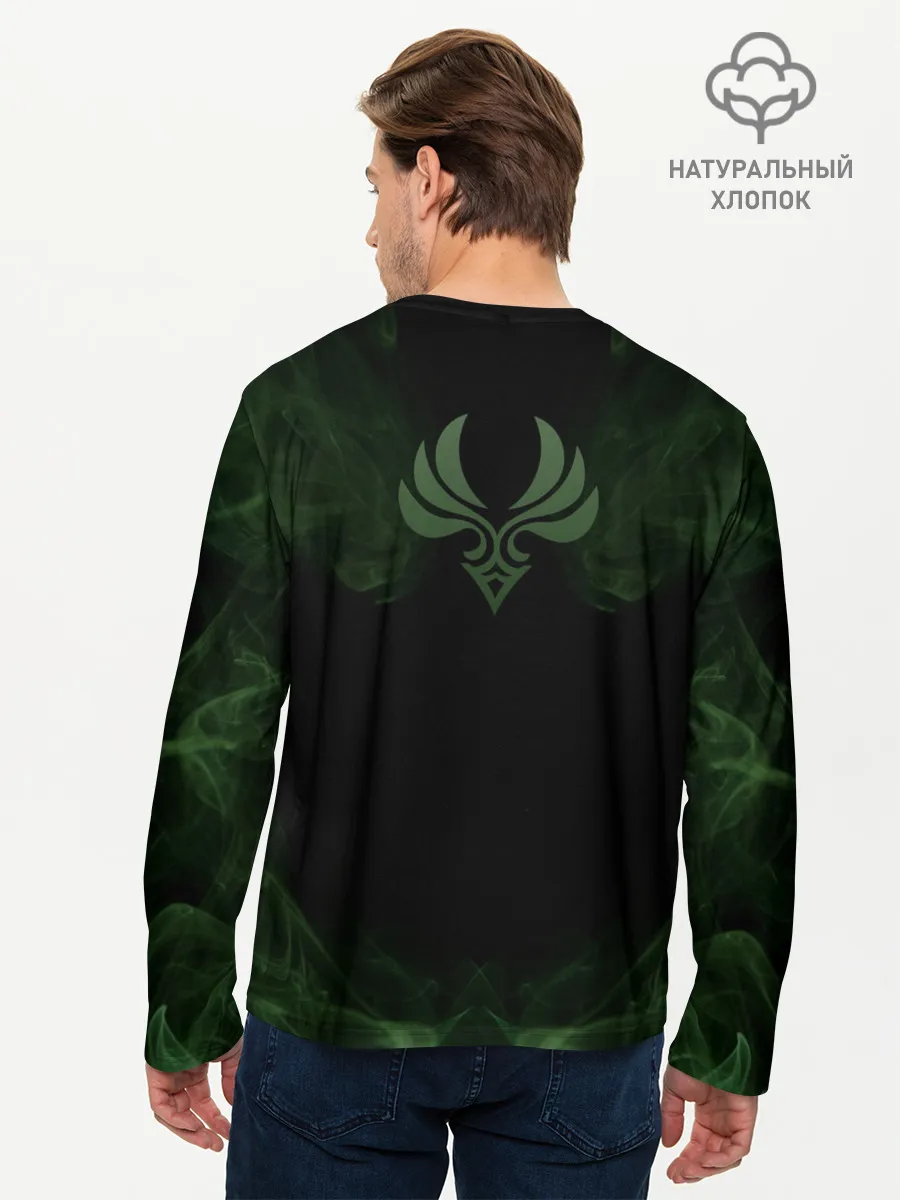 Мужской лонгслив базовый / Genshin Impact - Xiao