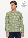 Мужской лонгслив базовый / Lemon