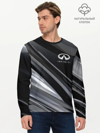Мужской лонгслив базовый / Infiniti