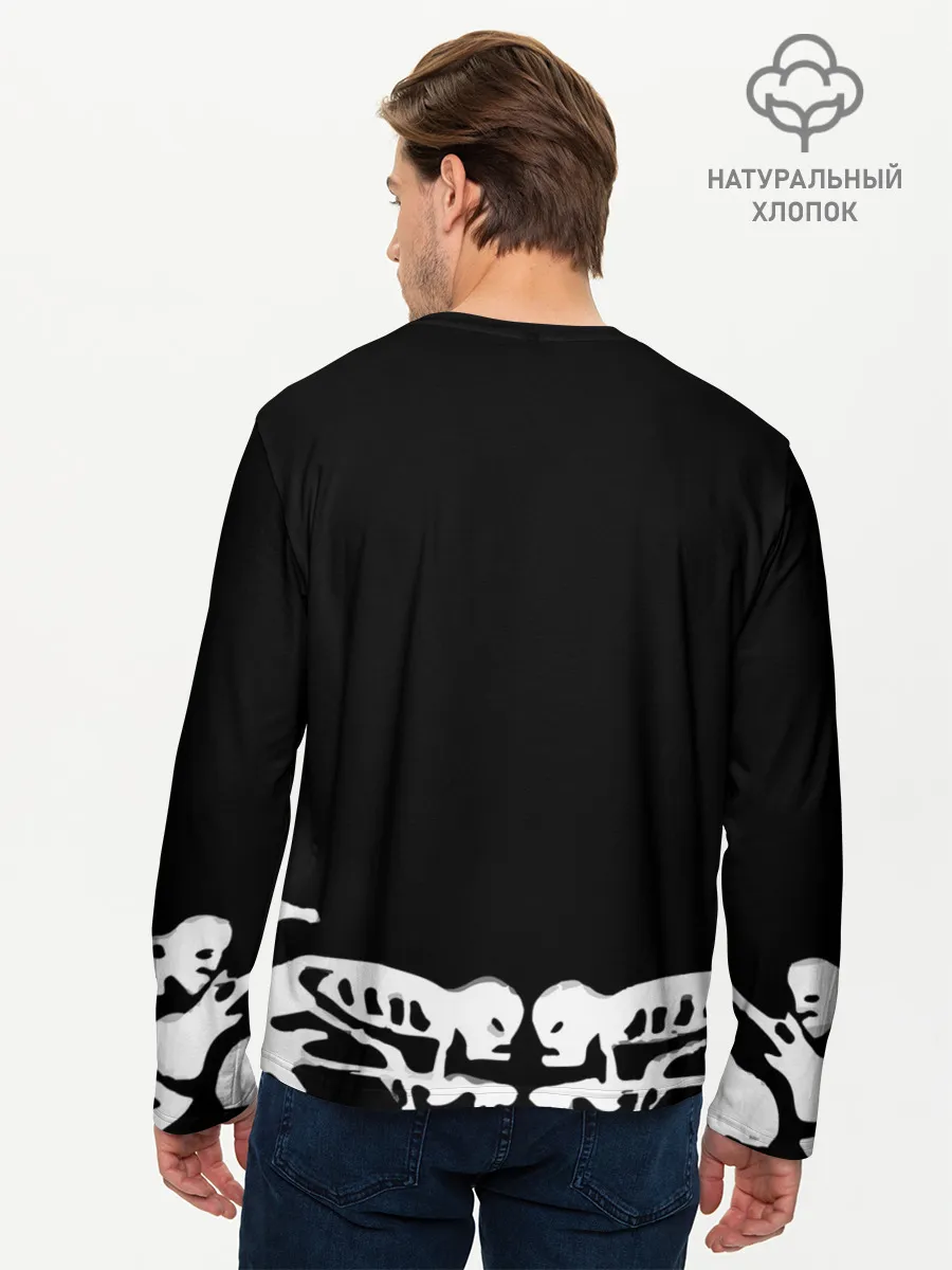 Мужской лонгслив базовый / ГРАЖДАНСКАЯ ОБОРОНА,