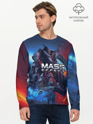 Мужской лонгслив базовый / Mass EFFECT Legendary ed