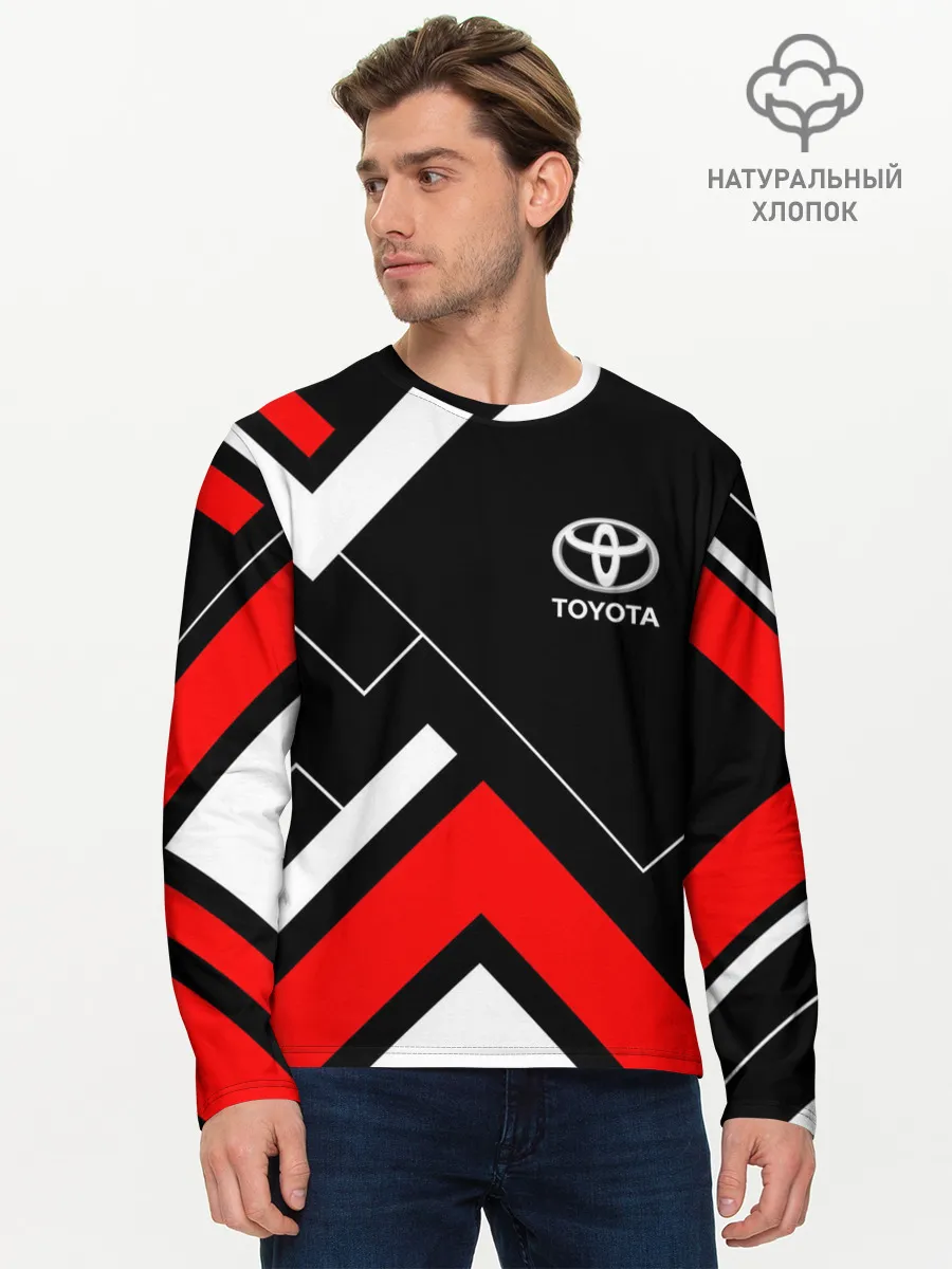 Мужской лонгслив базовый / Toyota