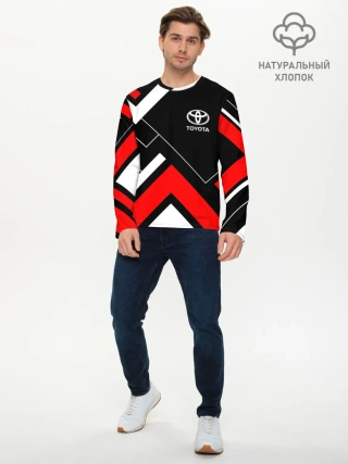 Мужской лонгслив базовый / Toyota
