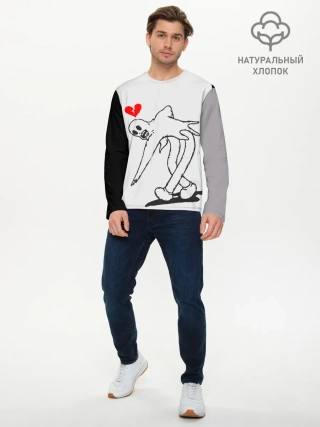 Мужской лонгслив базовый / GHOSTEMANE