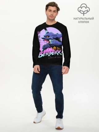 Мужской лонгслив базовый / Евангелион Берсерк