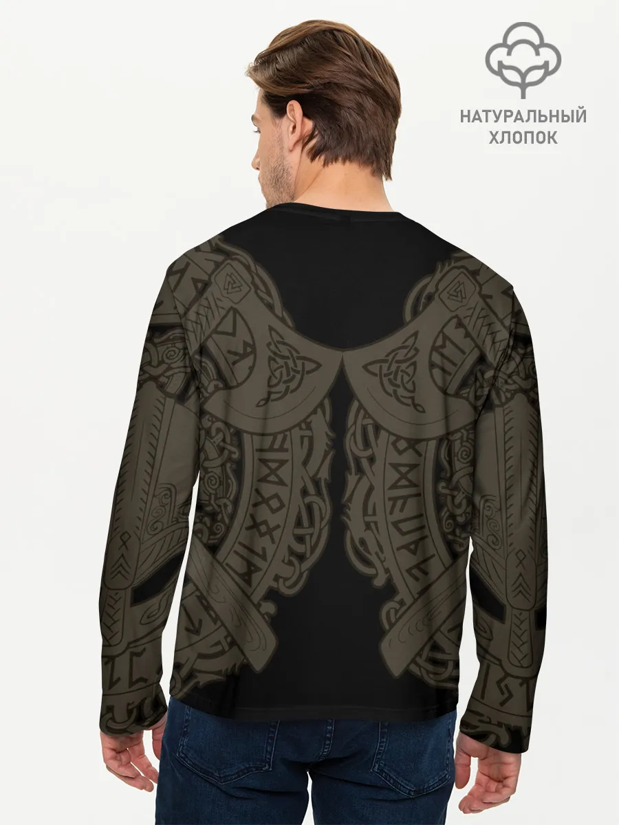 Мужской лонгслив базовый / Воин